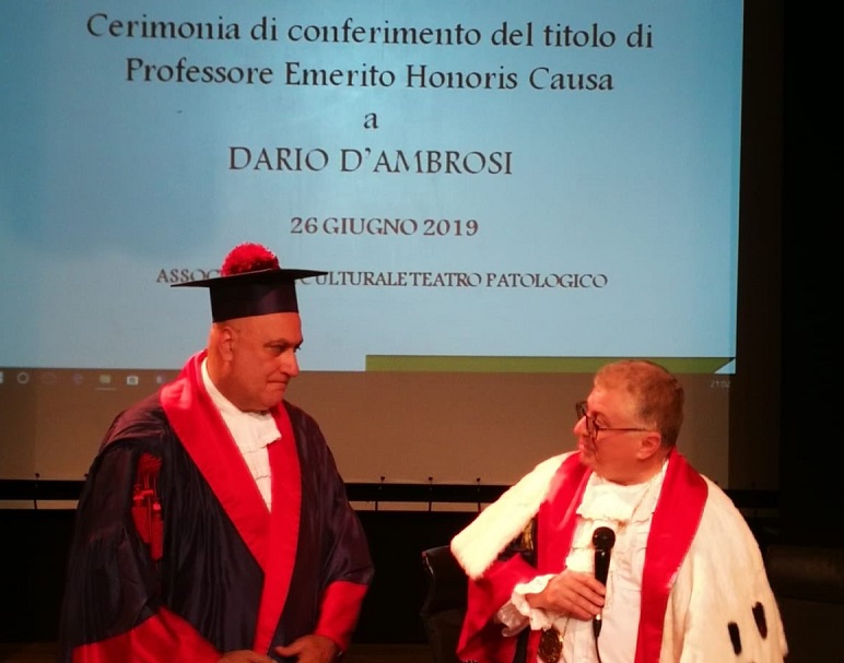gallery Dario D’Ambrosi professore a Tor Vergata