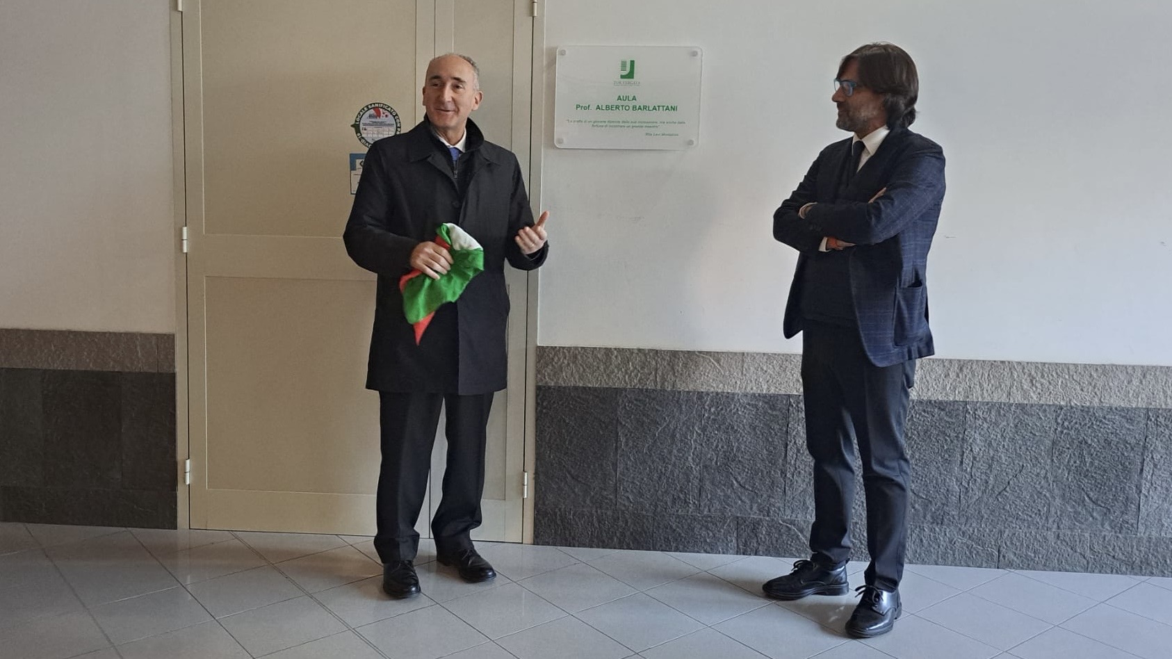 gallery Inaugurata la rinnovata aula manichini intitolata a Alberto Barlattani