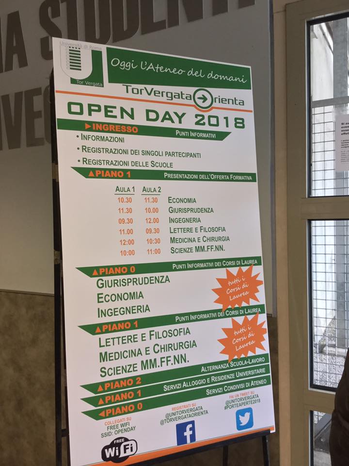 gallery Report Open Day 2018 e prossimi appuntamenti Porte Aperte 2018