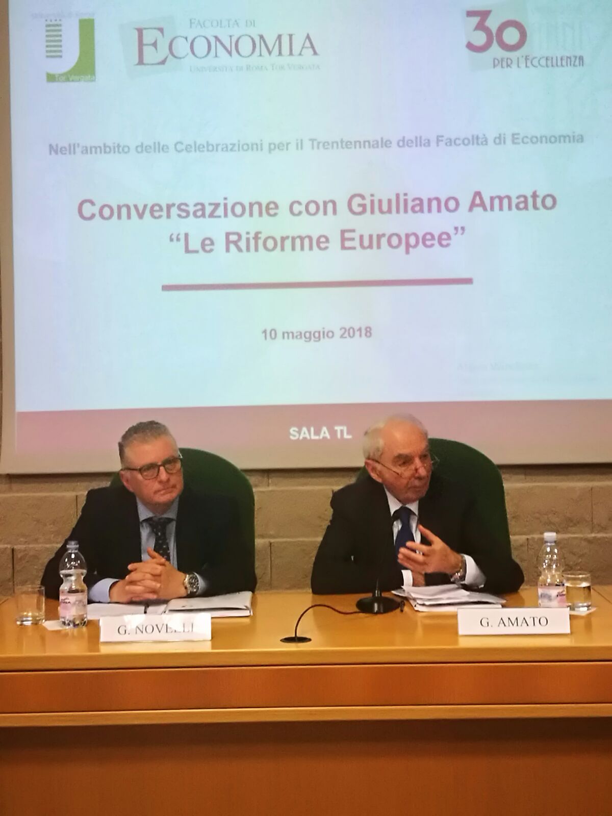 gallery 10 maggio 2018 - Conversazioni con Giuliano Amato: 