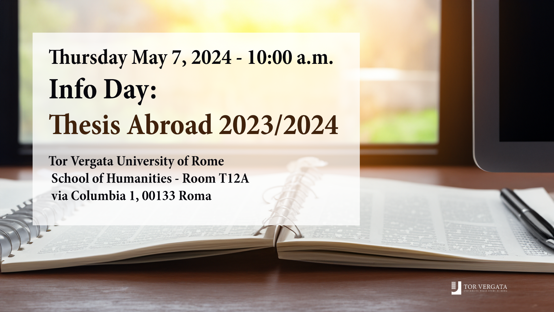 infoday thesis abroad