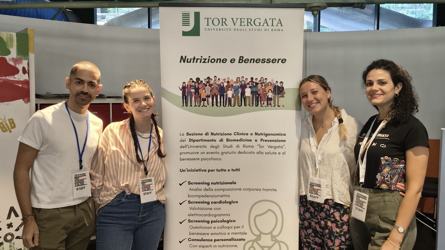 gallery I cinque colori Supereroi del benessere, in un Festival con Roma Tor Vergata tra i protagonisti